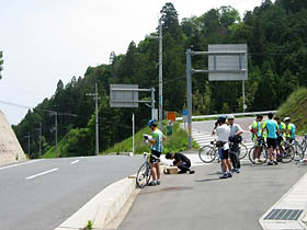 中峰山のチェックポイント