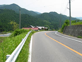 国道163号・上阿波付近