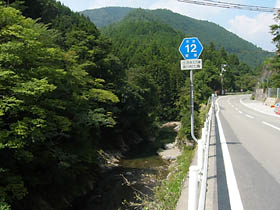 県道12号七鳥付近