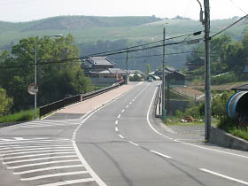 県道五條吉野線・島野付近