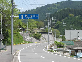 県道木津信楽線・湯船付近