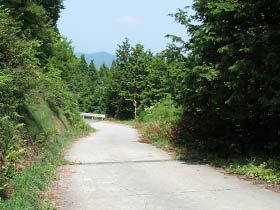 湯川辻～下湯川間のコンクリート舗装