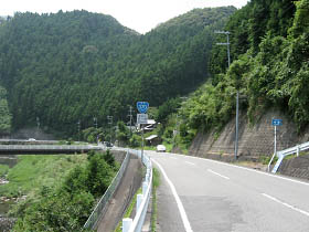 国道370号松ヶ峰付近